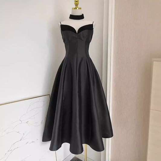 Velvet Splicing Slim Fit Dress
